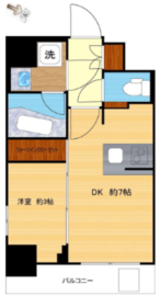 コンフォリア・リヴ新中野SOUTH 604 間取り図