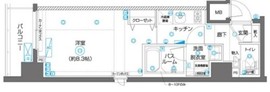 ZOOM横濱EAST 9階 間取り図
