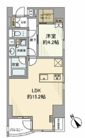 イクシア文京千駄木 2階 間取り図