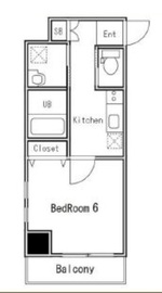 レヴァンテ浅草 807 間取り図