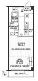 アーバンパーク溝の口 407 間取り図