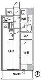 シーズンフラッツ新大塚 308 間取り図