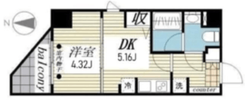 CREAL門前仲町Ⅱ(クリアル門前仲町Ⅱ) 304 間取り図