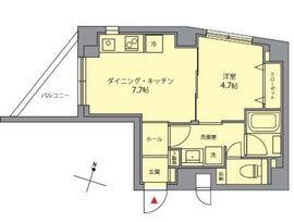 レジデンスサザン恵比寿 201 間取り図