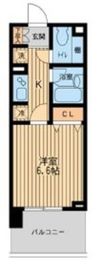ドゥーエ横濱台町 1304 間取り図