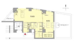 レジデンスサザン恵比寿 501 間取り図