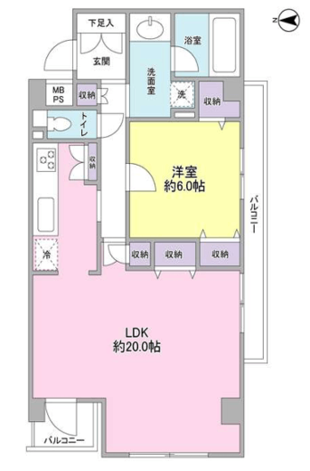 KDXレジデンス成城 305 間取り図