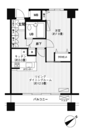 LOOP-M 1003 間取り図