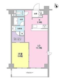 セントラル白楽 301 間取り図
