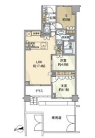 ブランズ牛込柳町 2階 間取り図