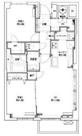 麻布ホームズ 1階 間取り図