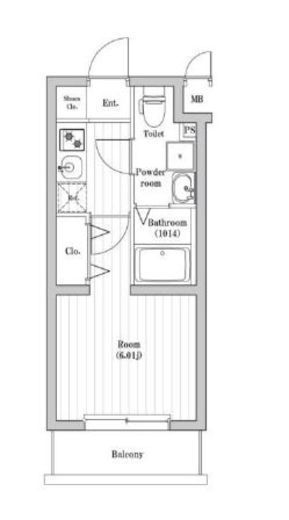 SPコート菊名ノース 207 間取り図