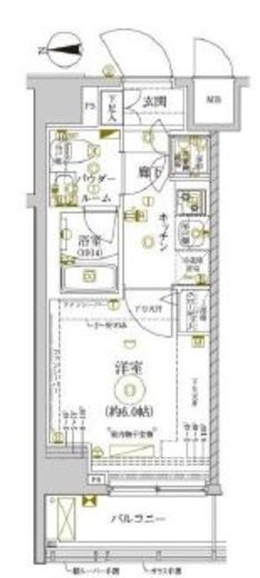 レアライズ新丸子 7階 間取り図