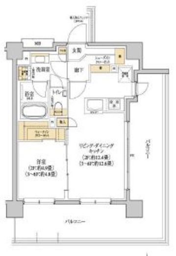 Gracia Fit天王町 506 間取り図