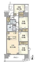 グレーシア藤沢鵠沼 17階 間取り図