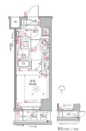 クレイシアIDZ鶴見ステーションサイト 1階 間取り図