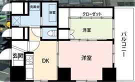 ランドステージ両国 7階 間取り図