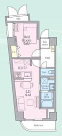 目黒ミシェルヨコマエ 204 間取り図