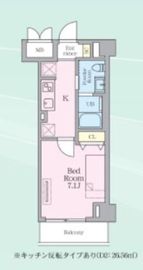 目黒ミシェルヨコマエ 202 間取り図