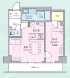 目黒ミシェルヨコマエ 502 間取り図