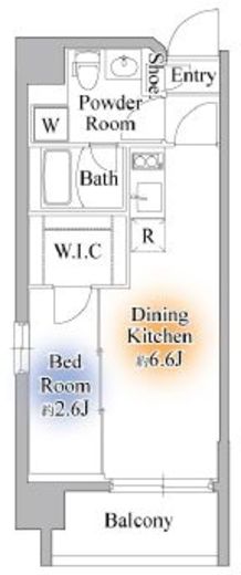 グランパセオ押上 601 間取り図