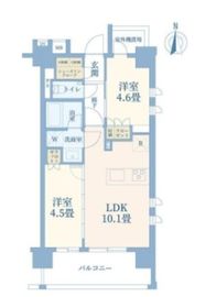 デュオステージ海老名 4階 間取り図