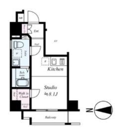 アーバイル三軒茶屋 2階 間取り図
