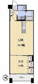 グランカーサ浅草 203 間取り図