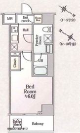 ジェノヴィア川崎Ⅱスカイガーデン 4階 間取り図