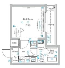ラフィスタ元町Ⅱ 117 間取り図