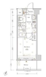 Log横浜伊勢町 (ログ横浜伊勢町) 6階 間取り図