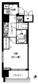 アストリア鶴見 801 間取り図