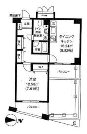 グランドゥール日吉 601 間取り図