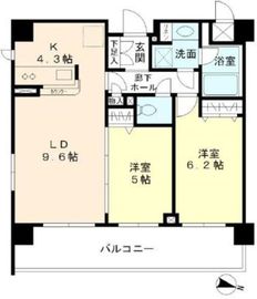 プレミアコンフォート高井戸 211 間取り図