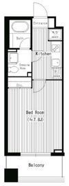 ルジャルダン横濱関内 607 間取り図