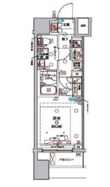 ラクラス横浜 402 間取り図