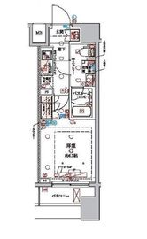 ラクラス横浜 705 間取り図