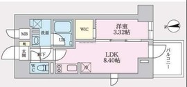 タスキプライムテラス後楽園 601 間取り図