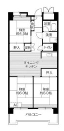 ビレッジハウス品川八潮タワー 1-425 間取り図