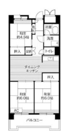 ビレッジハウス品川八潮タワー 1-825 間取り図