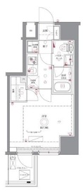 AZEST川崎Ⅱ 9階 間取り図