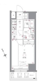 AZEST川崎Ⅱ 11階 間取り図