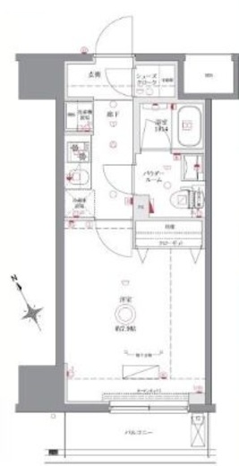 AZEST川崎Ⅱ 11階 間取り図