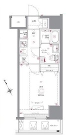 AZEST川崎Ⅱ 2階 間取り図