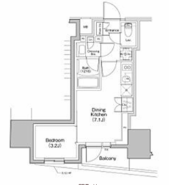 ザ・パークハビオ大森町 701 間取り図