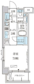 パークアクシス池上 312 間取り図