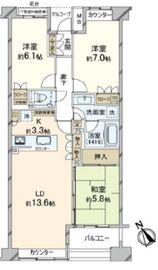 パークホームズ吉祥寺グランテラス 2階 間取り図
