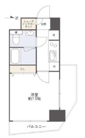 スパシエ蒲田グランドタワー 6階 間取り図