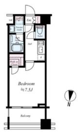 プレール・ドゥーク蔵前 5階 間取り図
