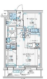 デュオステージ西荻窪Ⅱ 2階 間取り図